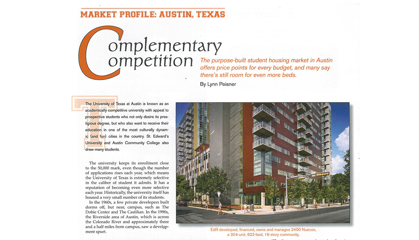 Student Housing Business, March-April, 2014 -