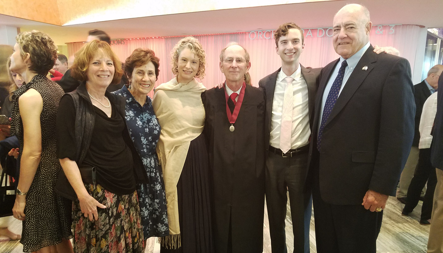 Page Principal Dan Kenney celebrates his investiture into the College of Fellows of the American Institute of Architects. - © Oscar & Associates