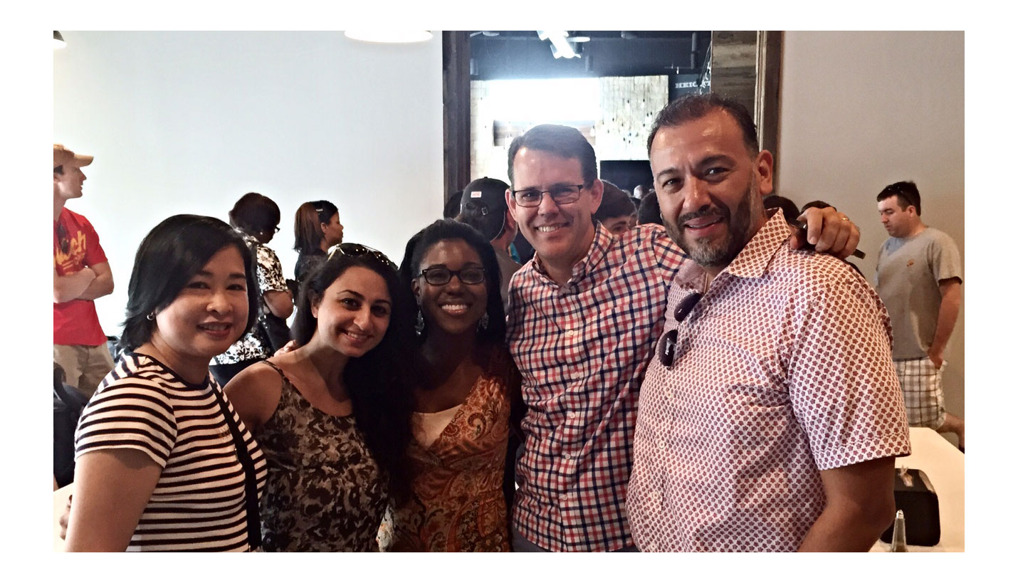 (Left to Right) Marissa Yu, Sana Sabharwal, Micki Washington, David Euscher, Art Chavez -