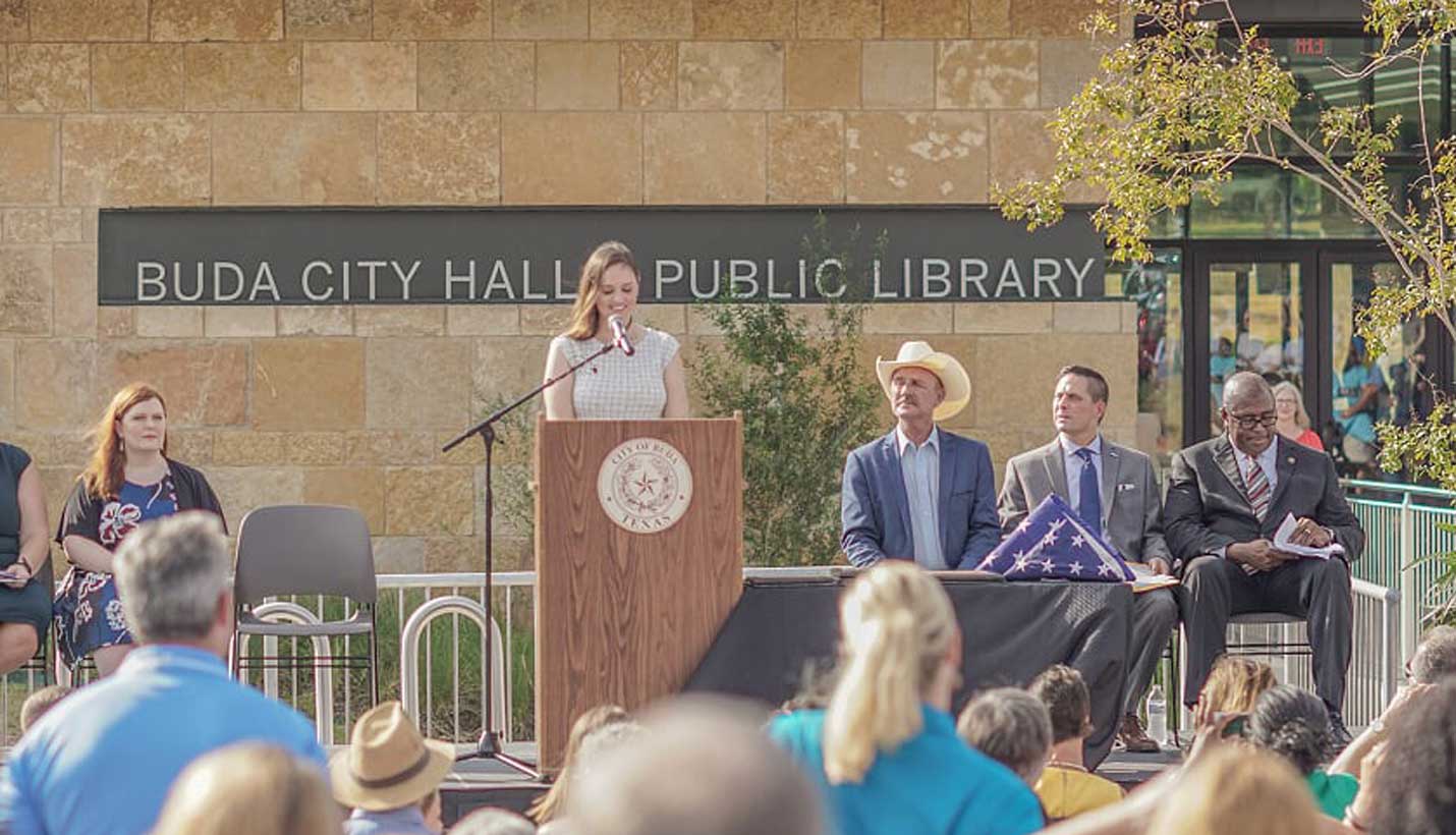 Pager Ginny Chilton was among the speakers at the event. -
