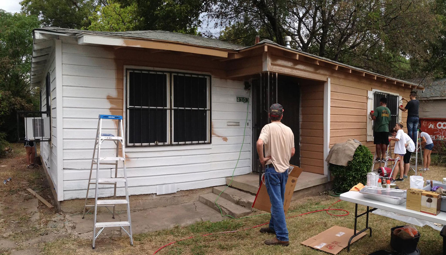 Progress on the selected Hearts and Hammers home -