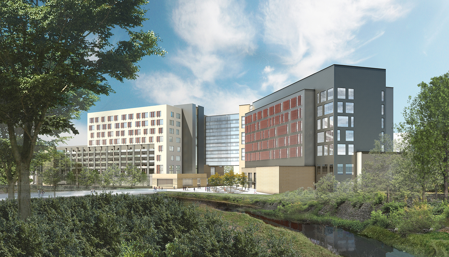 Research Building and adjacent Medical Office Building at the Dell Medical School at the University of Texas at Austin -