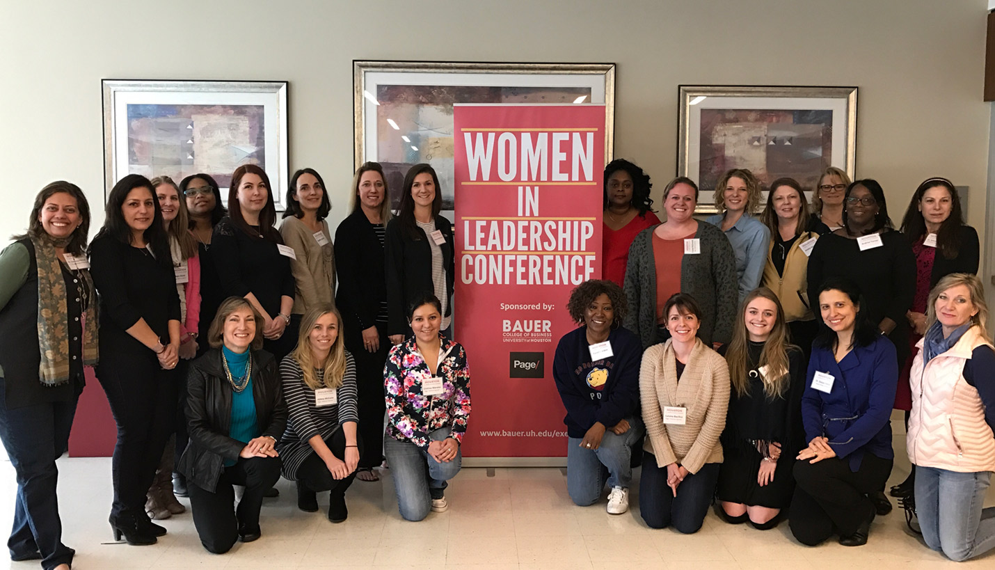 Participants in the Women in Leadership executive education course presented by the University of Houston Bauer College of Business. -